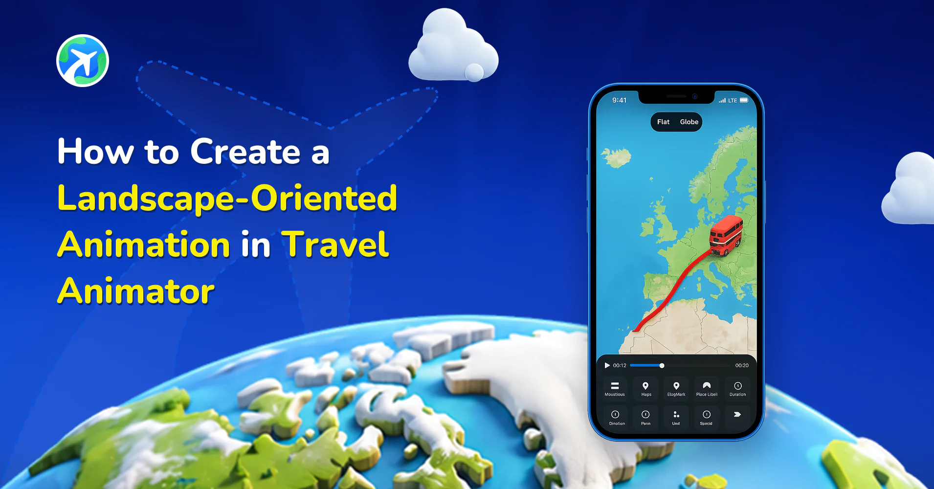How to Create a Landscape-Oriented Animation in Travel Animator