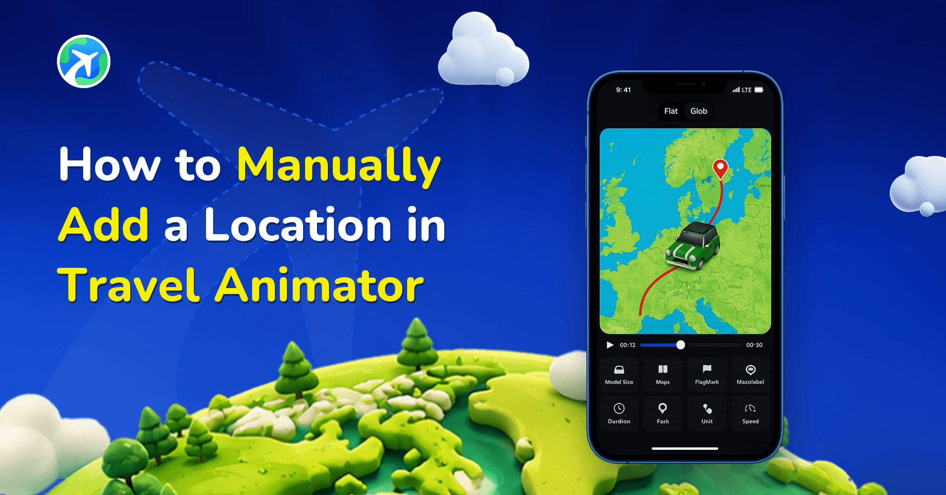How to Manually Add a Location in Travel Animator