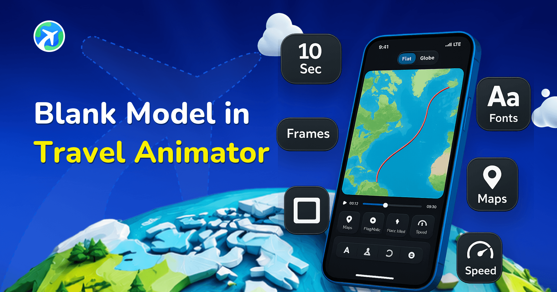 Blank Model in Travel Animator