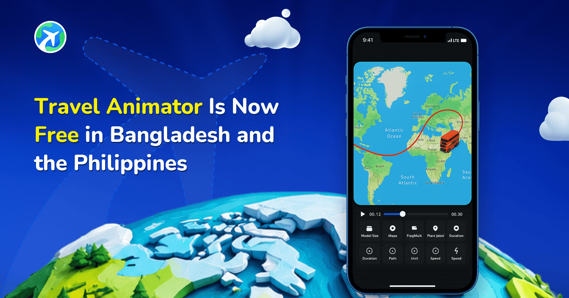 Travel Animator Is Now Free in Bangladesh and the Philippines