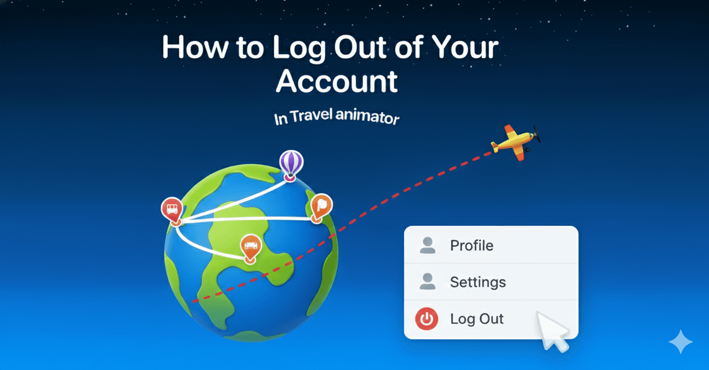 How to Log Out of Your Account in TravelAnimator
