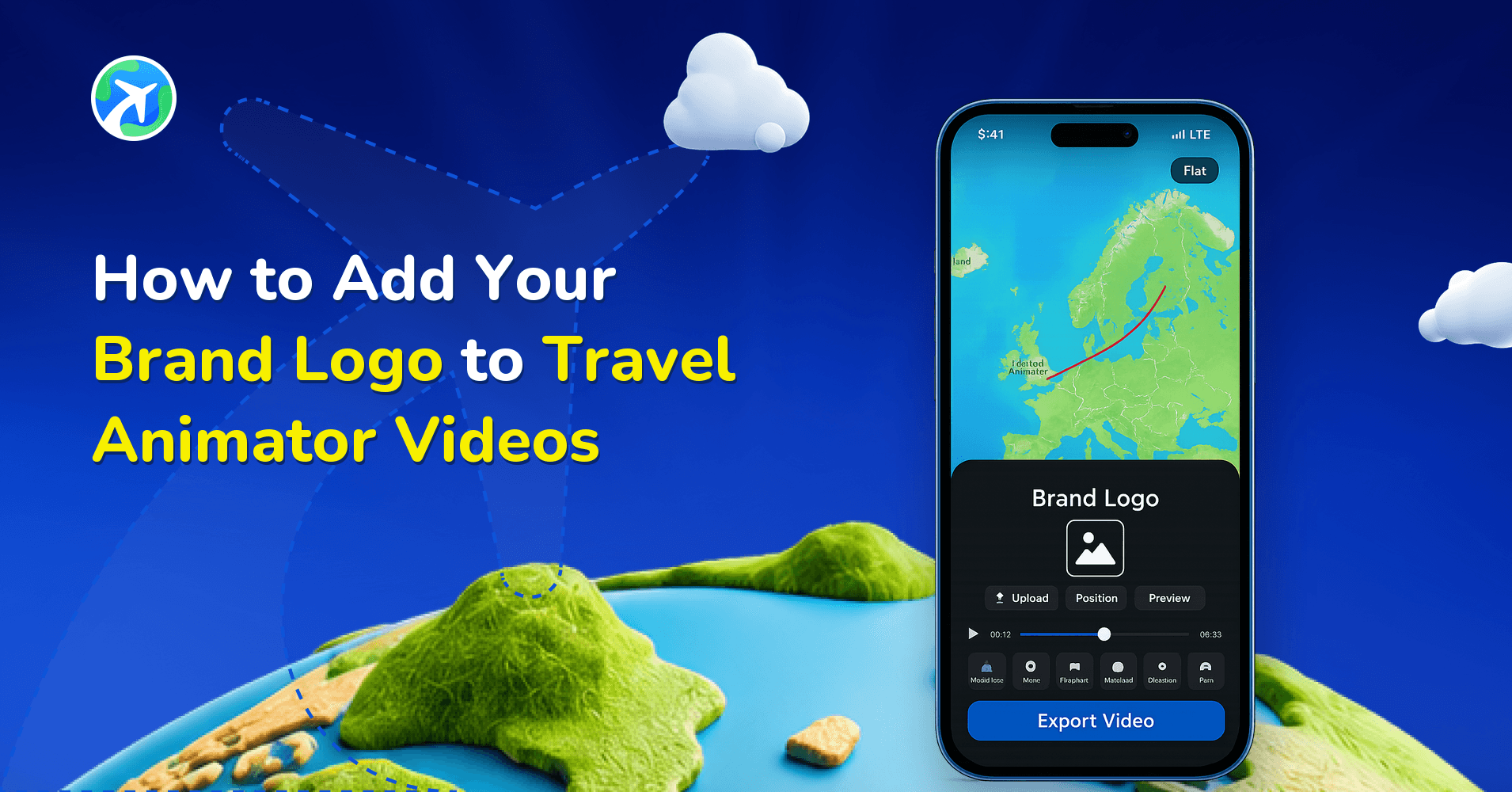 How to Add Your Brand Logo to Travel Animator Videos