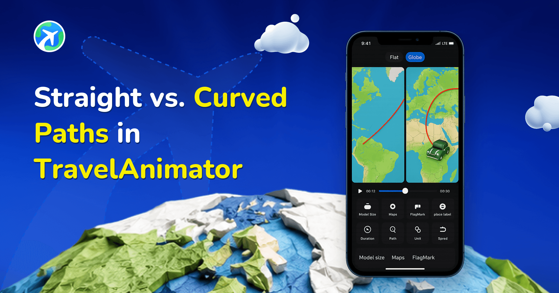 Straight vs. Curved Paths in TravelAnimator