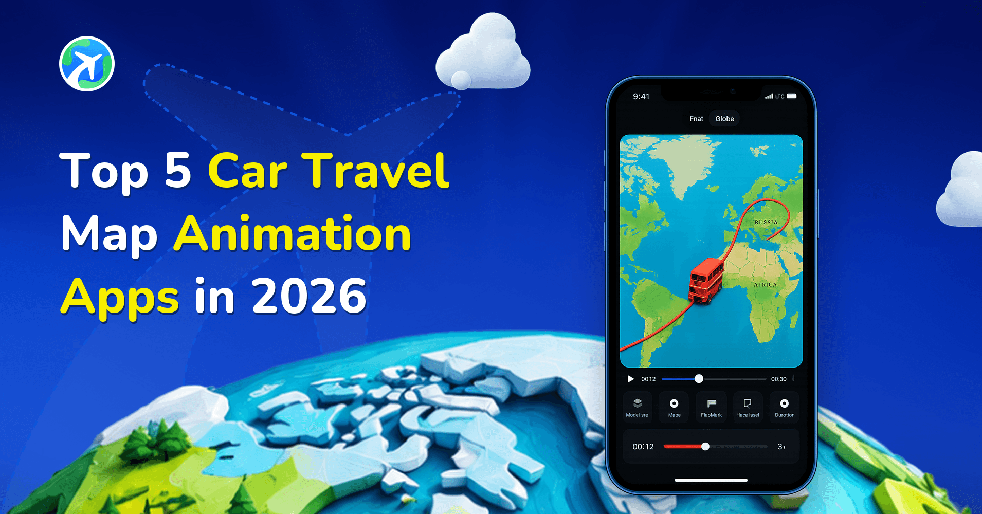 Top 5 Car Travel Map Animation Apps in 2026