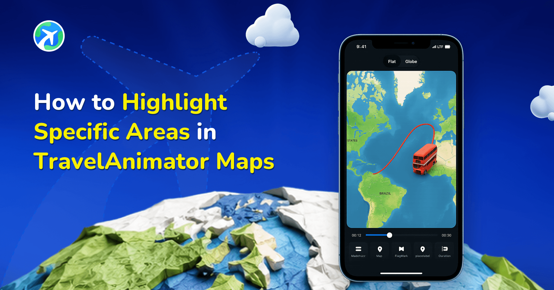 How to Highlight Specific Areas in TravelAnimator Maps