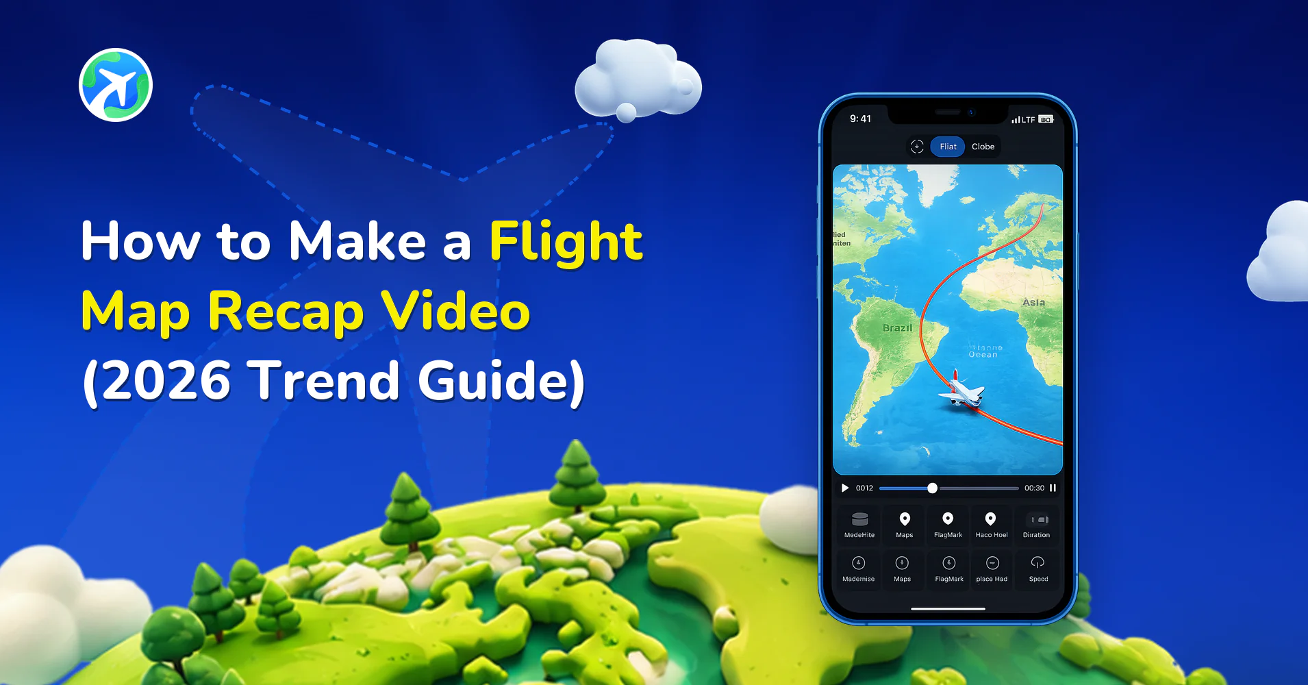 How to Make a Flight Map Recap Video (2026 Trend Guide)